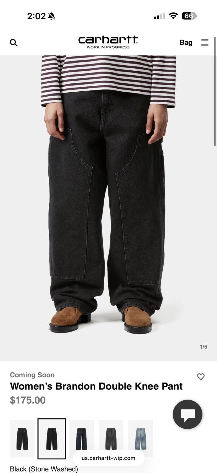 Carhartt Wip Carhartt WIP Double Knee Pant Size 27" / US 4 / IT 40 - 4 Thumbnail
