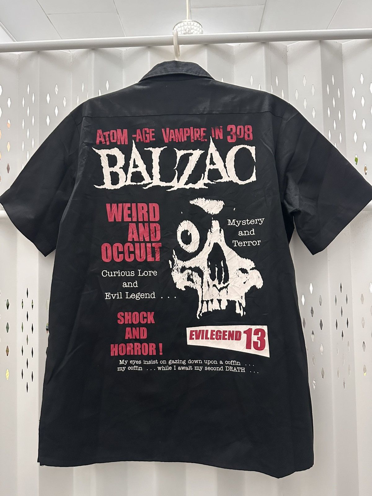 Other Japan Punk Rock Balzac Evil Legend 13 Workwear Black Shirt Size US L / EU 52-54 / 3 - 2 Thumbnail