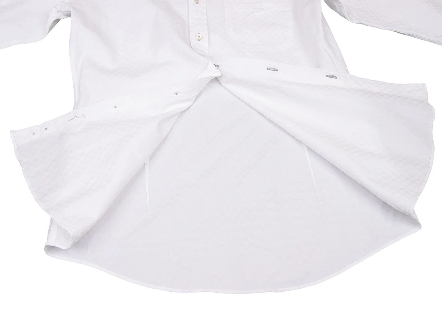 Burberry Checkered Jacquard Button-Down Shirt in White, Size 38 Size US S / EU 44-46 / 1 - 10 Thumbnail