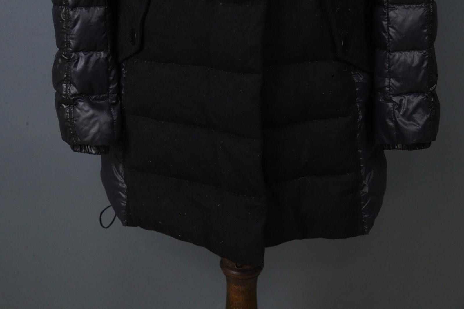 Duvetica Duvetica Black Wool Mock Neck Zip Puffer Jacket Size 44 Size M / US 6-8 / IT 42-44 - 3 Thumbnail