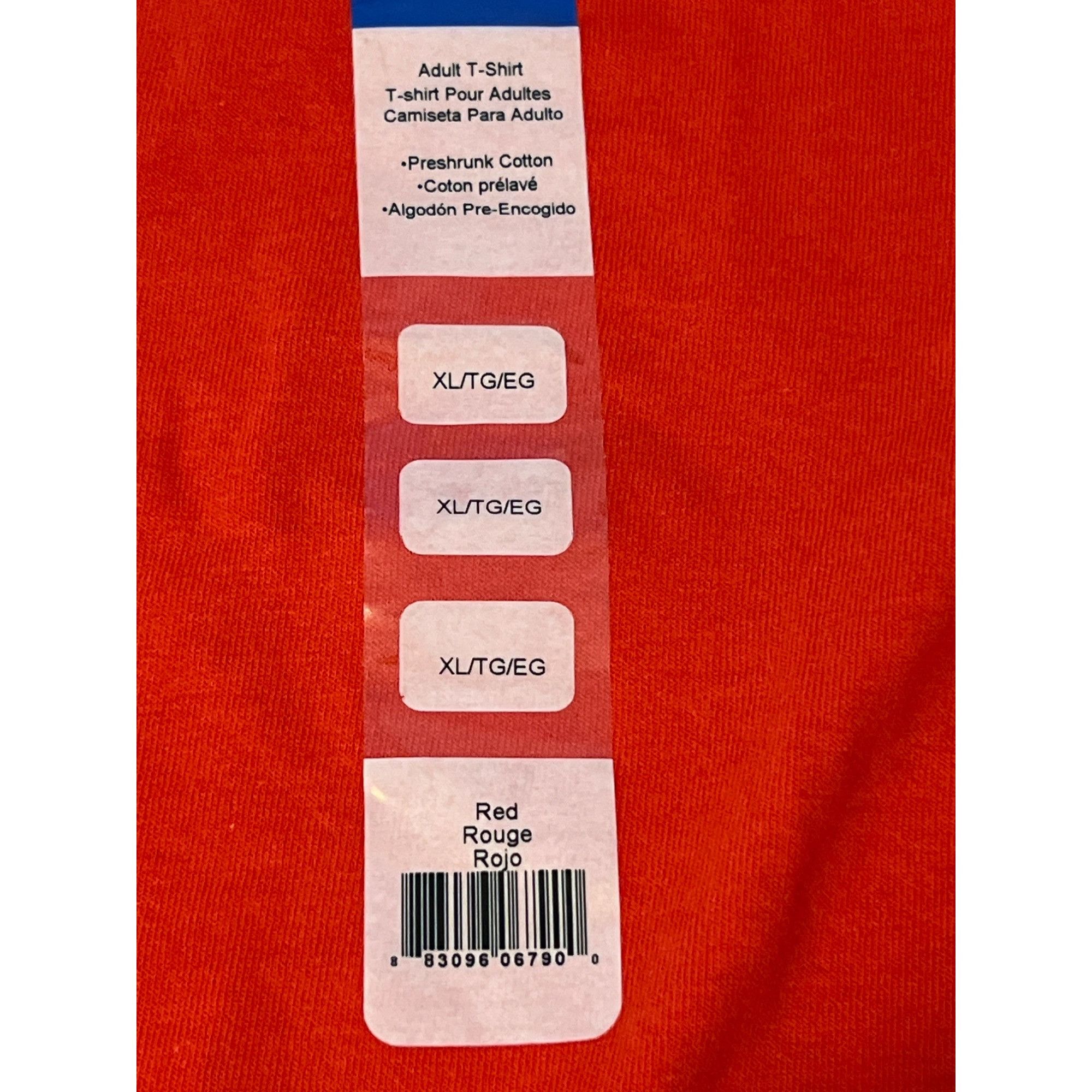 Gildan Gildan Adult Red T-Shirt XL Preshrunk Cotton Comfortable Cas Size US XL / EU 56 / 4 - 3 Thumbnail