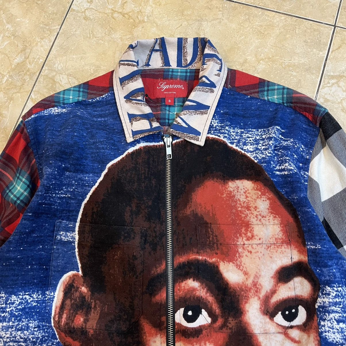 Supreme SS18 Supreme Martin Luther King MLK Zip Up Flannel Shirt Size US S / EU 44-46 / 1 - 3 Thumbnail