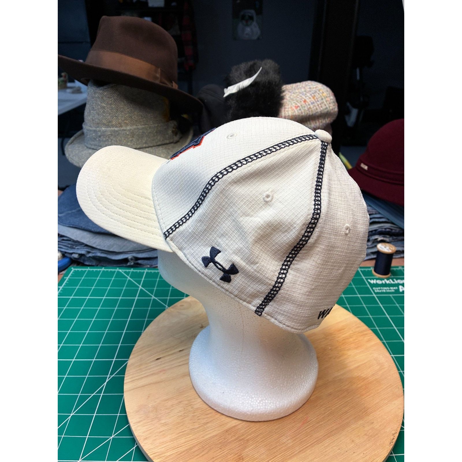 Under Armour Auburn University Tigers Under Armour Fitted Baseball Cap Size ONE SIZE - 5 Thumbnail