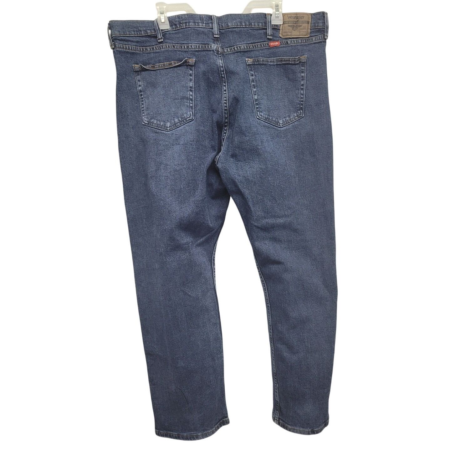 Wrangler Wrangler Mens 42/30 Cotton Whiskered Relaxed Fit Denim Jeans Size US 42 / EU 58 - 3 Thumbnail