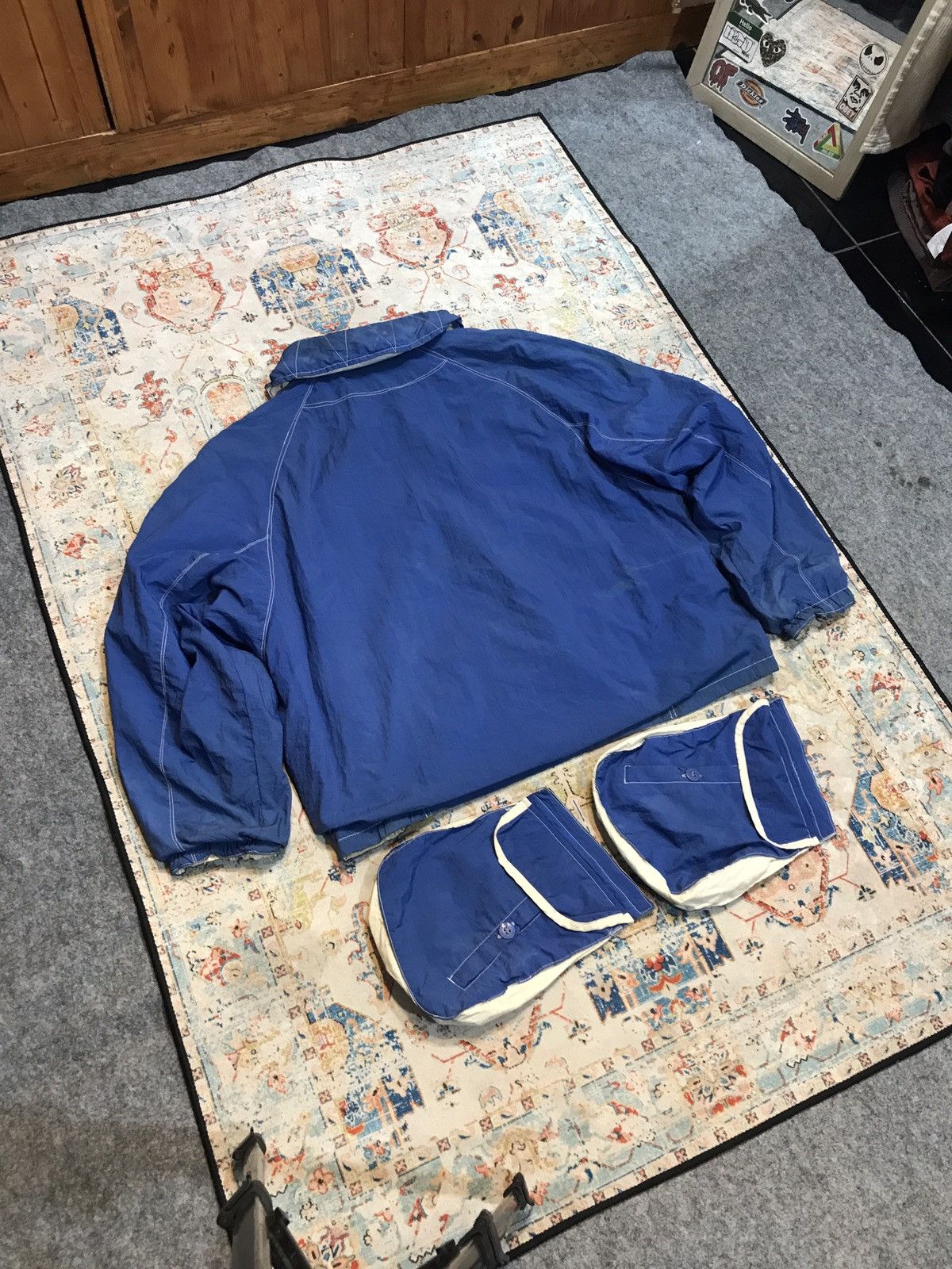 Vintage BOMBERS-VINTAGE-REVISIBEL-BIGPOCKET Size US L / EU 52-54 / 3 - 3 Thumbnail