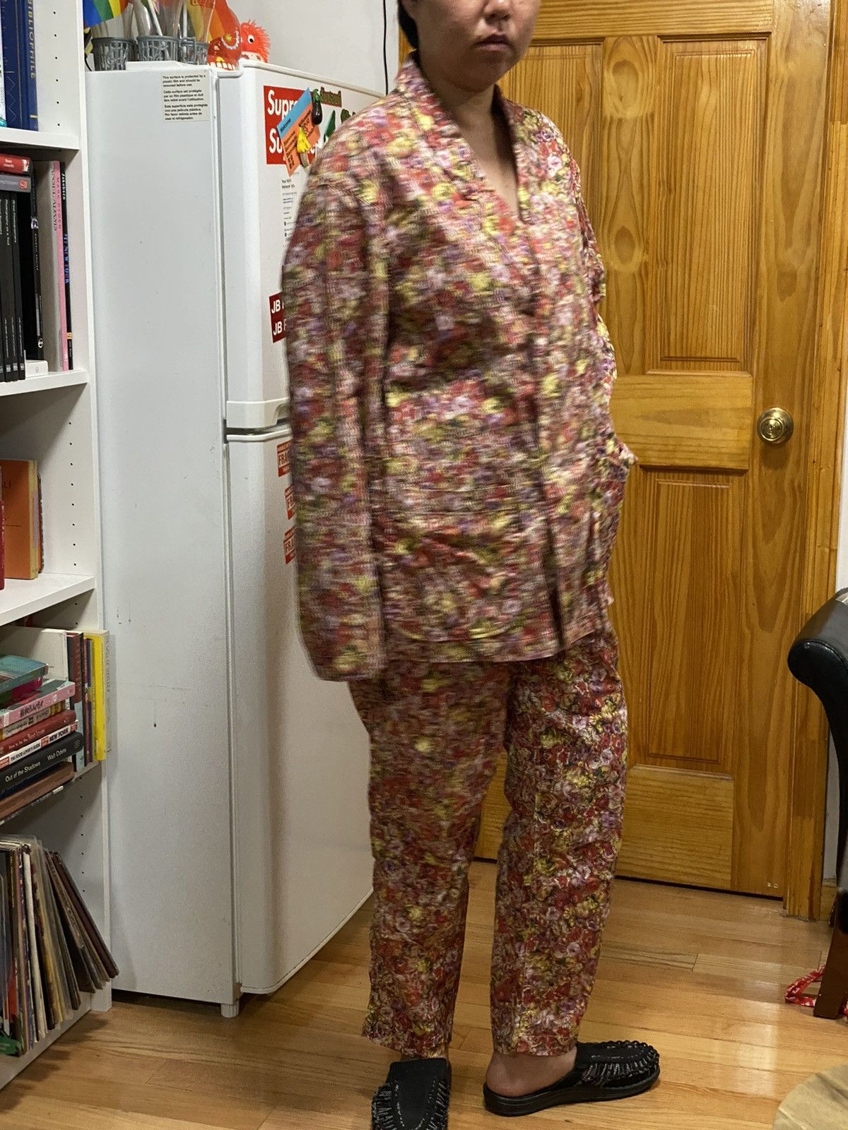 Nepenthes Floral print Matching Blazer & Easy Pant by A.I.E. Size US M / EU 48-50 / 2 - 2 Thumbnail