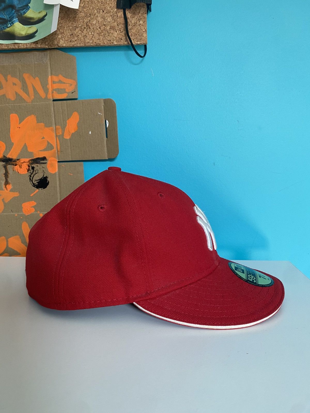 New Era New York Yankees 59FIFTY Fitted Cap– New Era MLB Authentic Size ONE SIZE - 5 Thumbnail