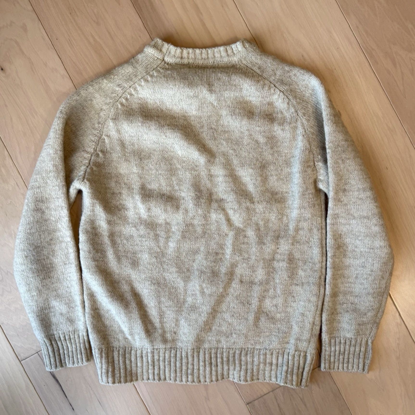 Polo Ralph Lauren Vintage Polo Ralph Lauren Wool Sweater XL Beige 80s Pullover Minimalist New York Mens Pullover Knit Wool Solid Logo Classic 80s Jeans? Size US XL / EU 56 / 4 - 7 Thumbnail
