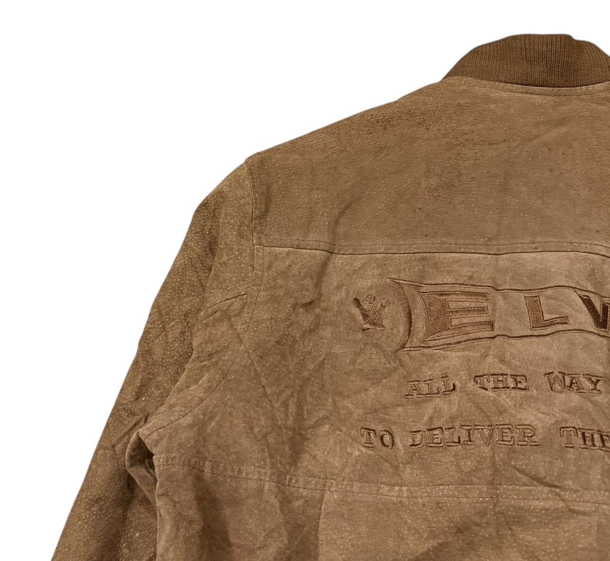 Leather ‼️RARE‼️Vintage Elvis Presley Pigskin Bomber Leather Jacket Size US L / EU 52-54 / 3 - 14 Thumbnail