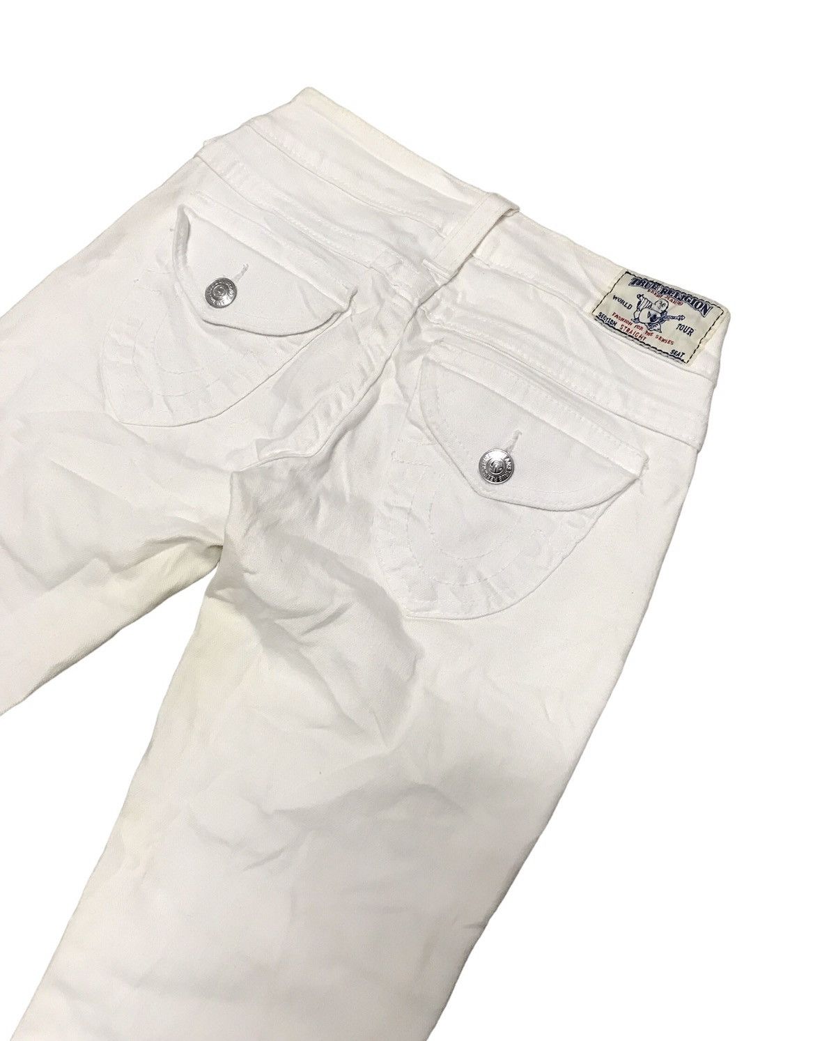 True Religion Vintage True Religion White Straight Jeans Size US 28 / EU 44 - 12 Thumbnail