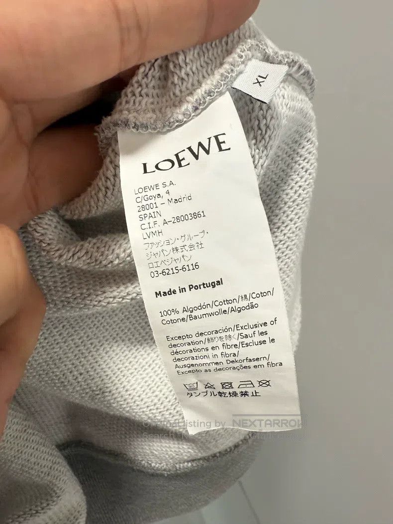 Loewe Loewe Embroidered Big Logo Sweatshirt Size XL / US 12-14 / IT 48-50 - 4 Thumbnail