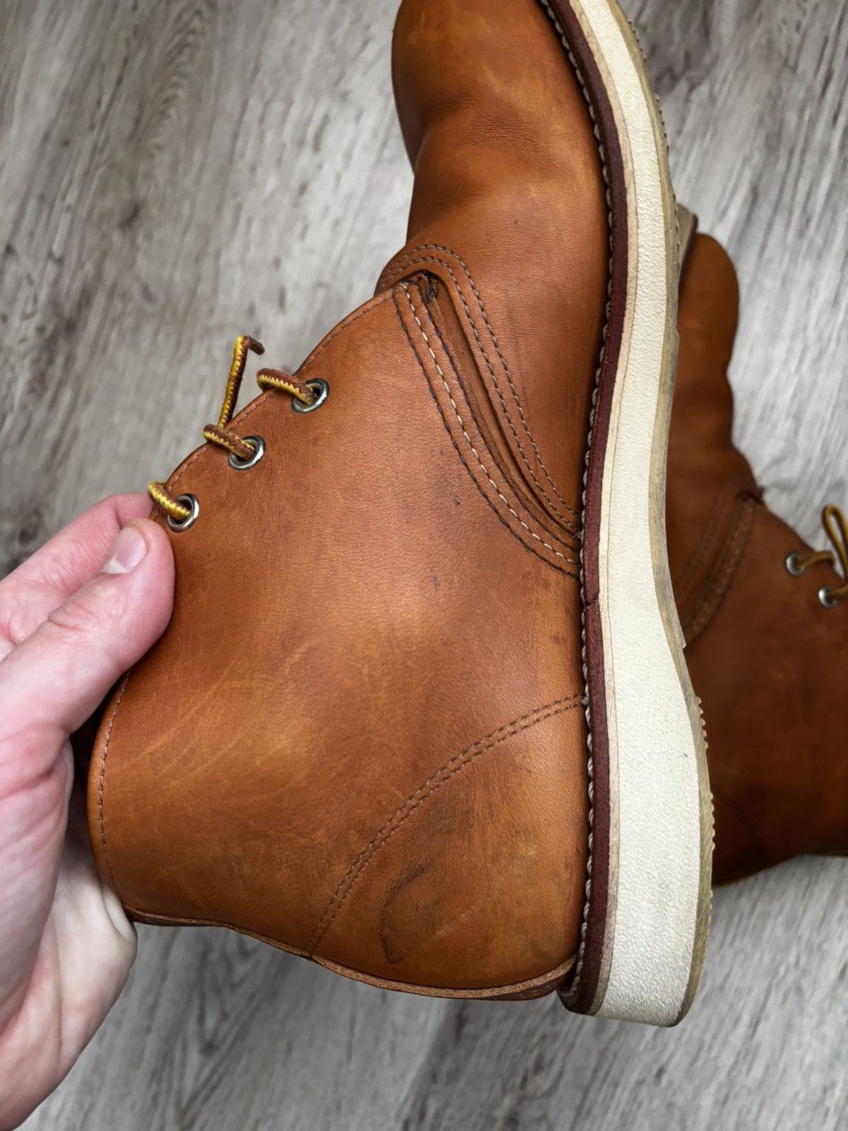 Red Wing Red Wing 3140 Work Chukka (2013, Made in USA) – Size 10D Size US 10 / EU 43 - 10 Thumbnail