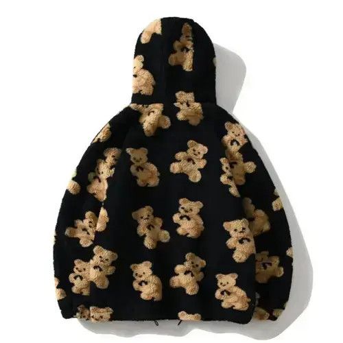Designer Harajuku Jacket Bear printed Size US M / EU 48-50 / 2 - 2 Thumbnail