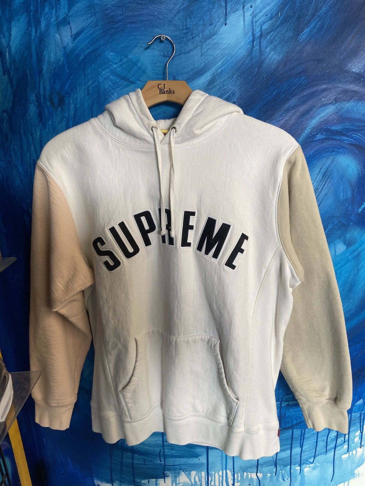 Supreme Supreme Color Blocked Arc Logo Hoodie Size XL | Grailed