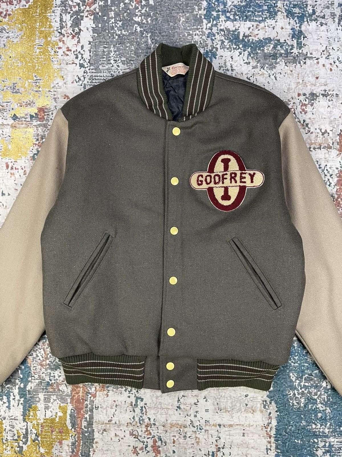 Vintage Vintage Corisco Wool Varsity Jacket Back Letterman Size US S / EU 44-46 / 1 - 3 Thumbnail