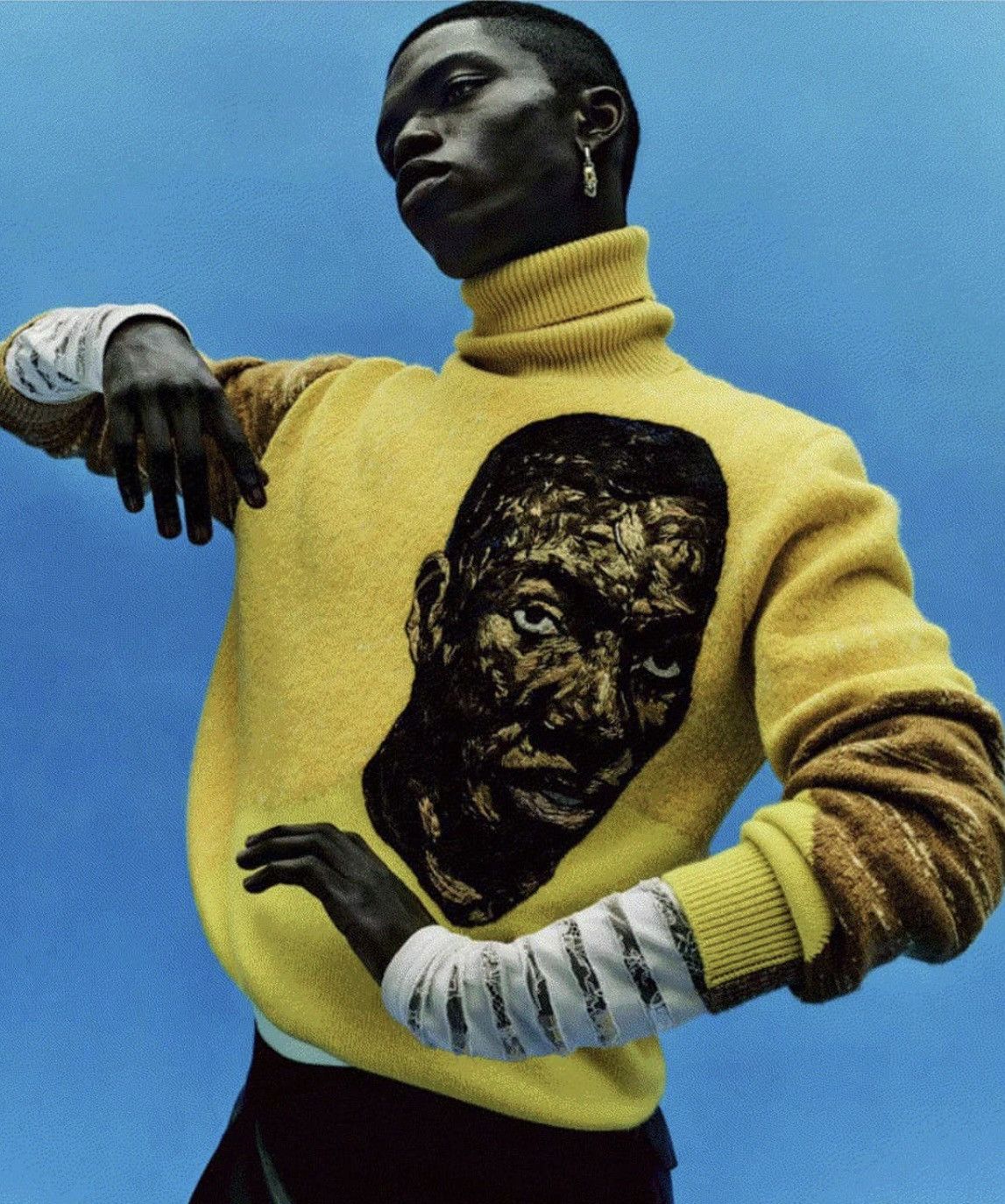 Dior Dior x Amoako Boafo Cashmere High-Neck Knit Sweater Size US M / EU 48-50 / 2 - 10 Thumbnail