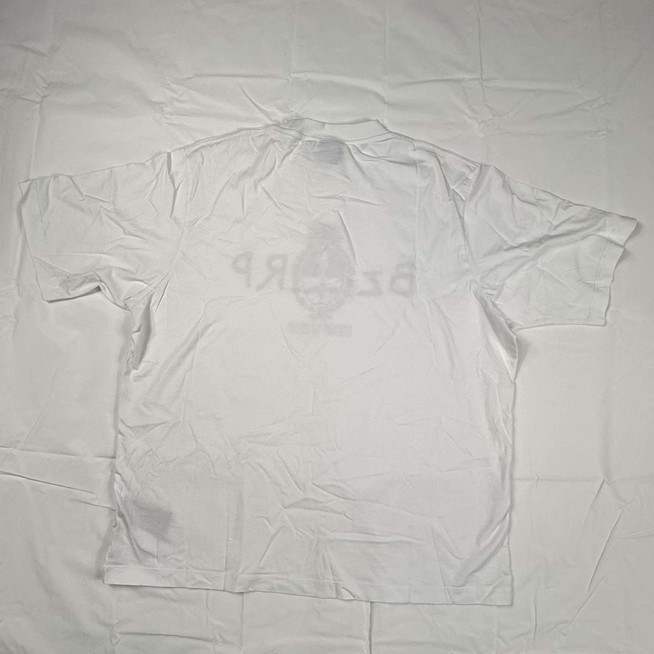 Marcelo Burlon Marcelo Burlon County of Milan BZRP Pixel White T-Shirt Size US L / EU 52-54 / 3 - 11 Thumbnail