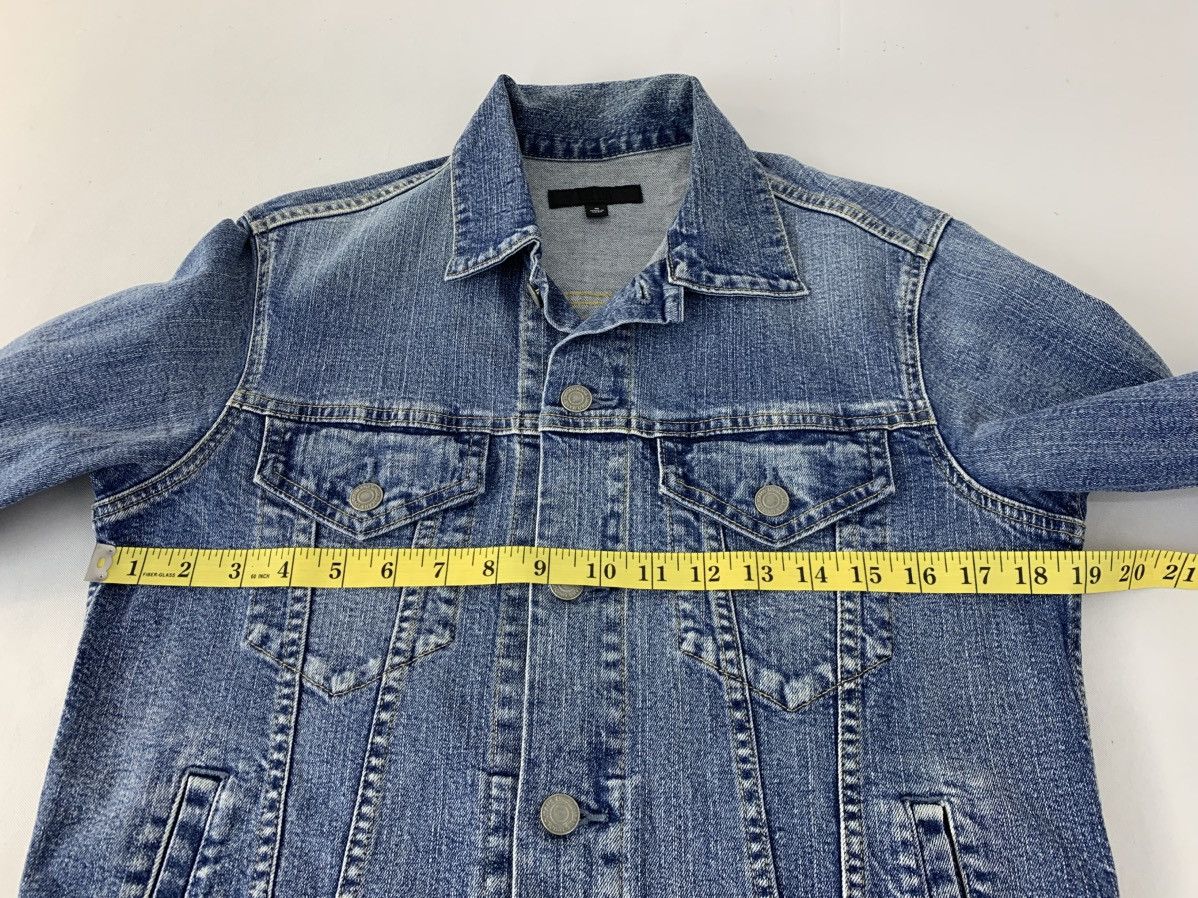 Uniqlo Indigo Denim Jacket Double Pocket Western Style Size M / US 6-8 / IT 42-44 - 10 Thumbnail