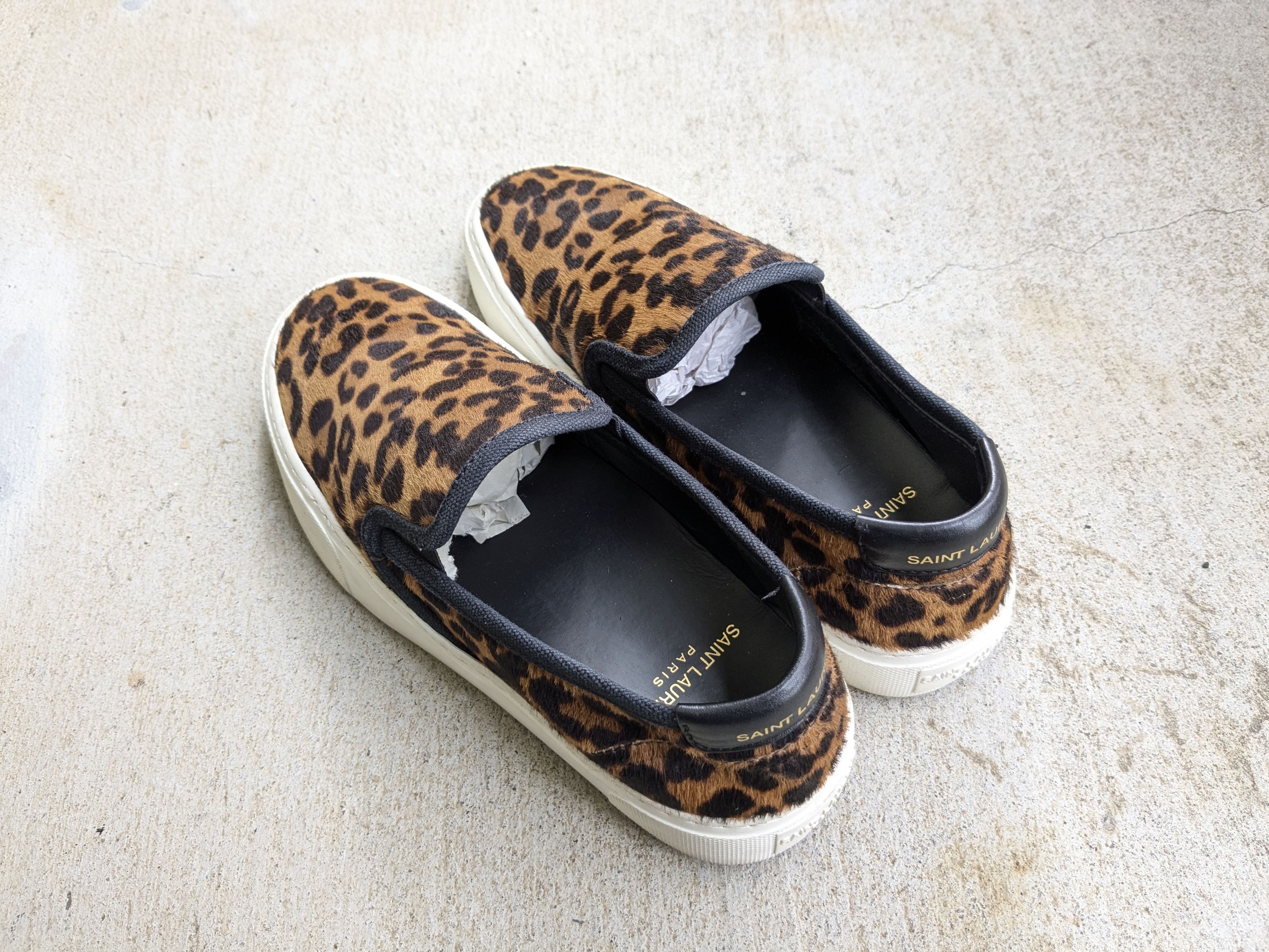 Saint Laurent Paris Saint Laurent Sneakers Cheetah Pony Hair Slip On 5.5 35.5 Size US 5.5 / IT 35.5 - 11 Thumbnail