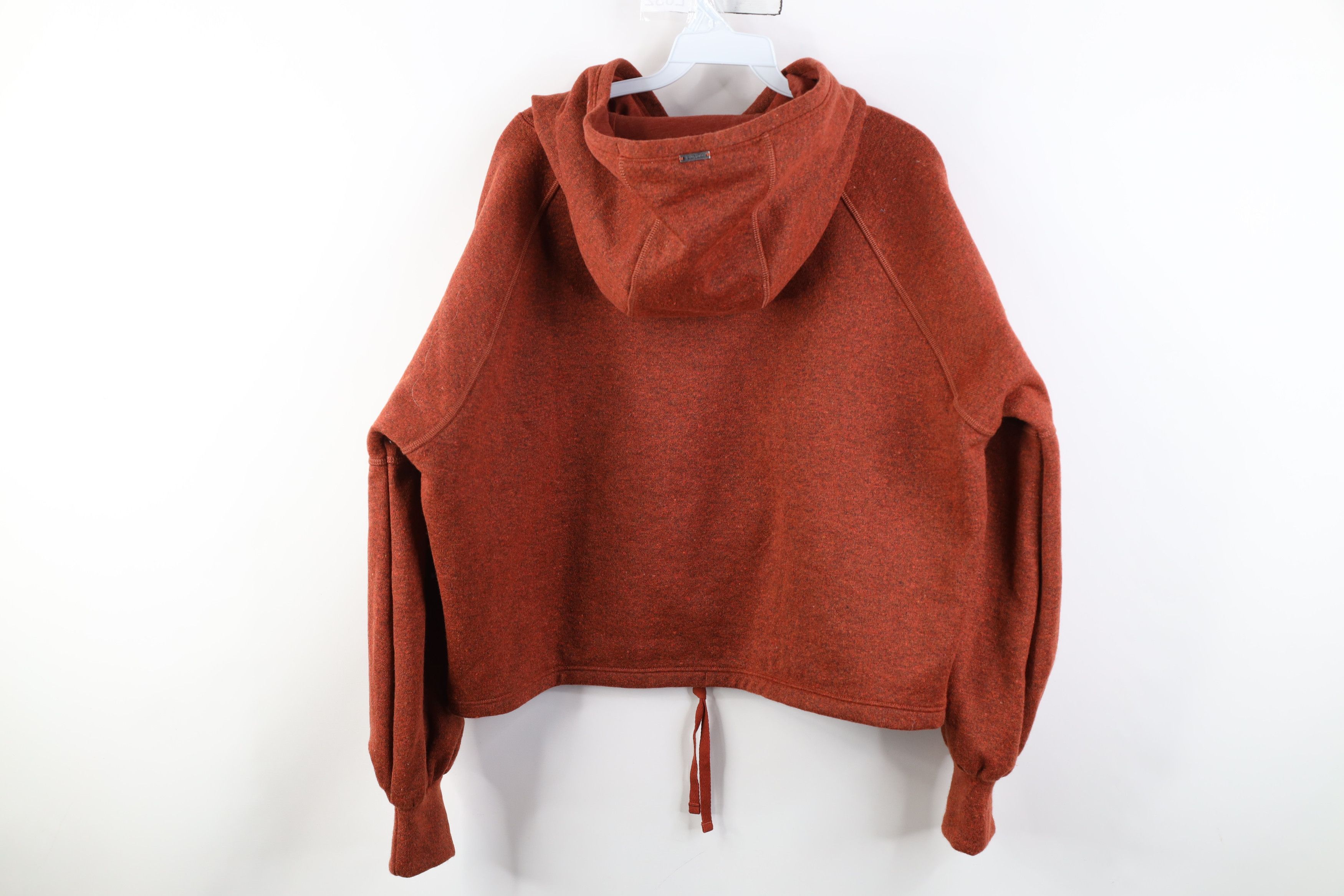 Prana prAna Breathe Boxy Oversized Cropped Hoodie Sweater Orange Size M / US 6-8 / IT 42-44 - 10 Thumbnail