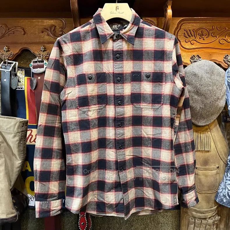 RRL Ralph Lauren RRL Ralph Lauren Wool plaid shirt Size US M / EU 48-50 / 2 - 1 Thumbnail