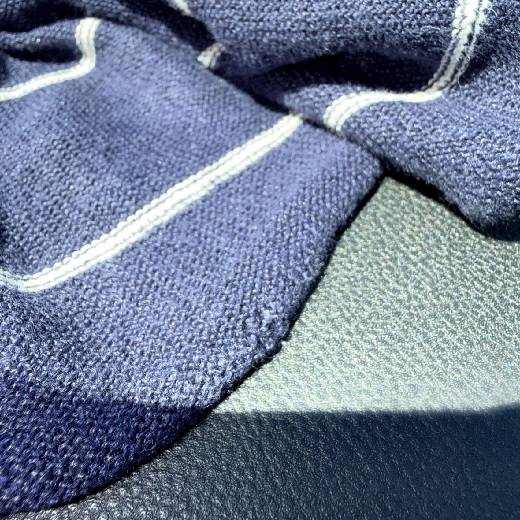 Eileen Fisher Eileen Fisher Poncho Womens One Size Blue White Striped Size ONE SIZE - 5 Thumbnail
