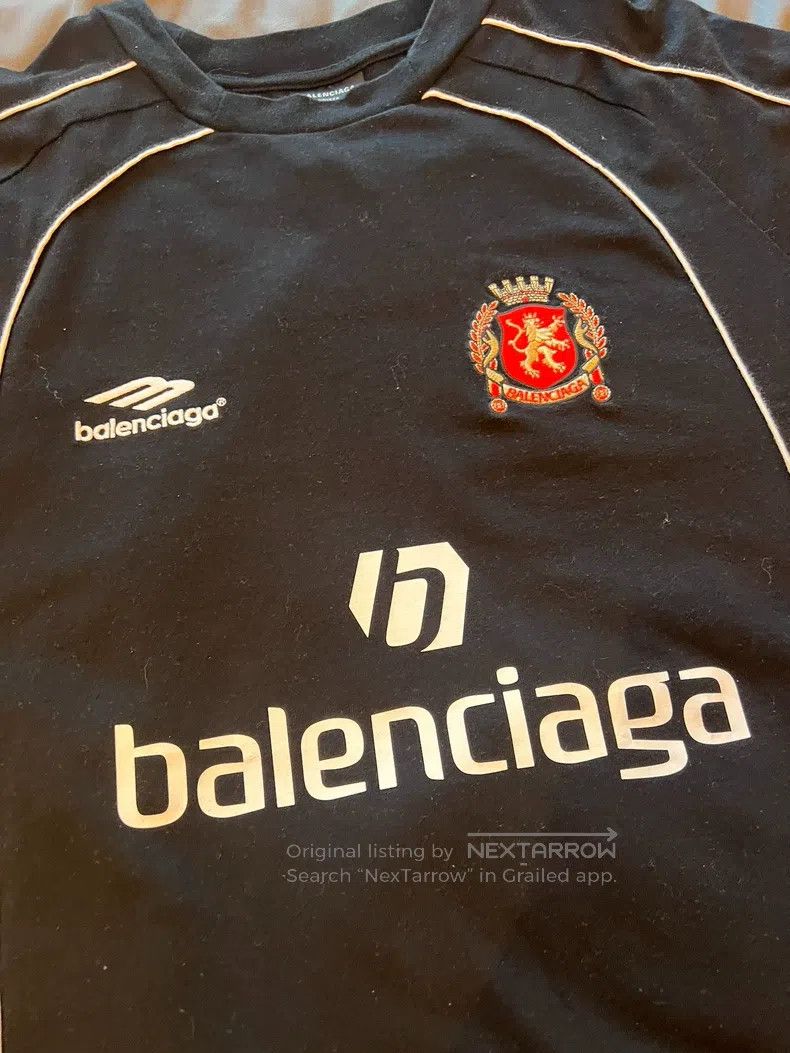Balenciaga Balenciaga Logo letter print round neck casual short sleev Size US M / EU 48-50 / 2 - 2 Thumbnail