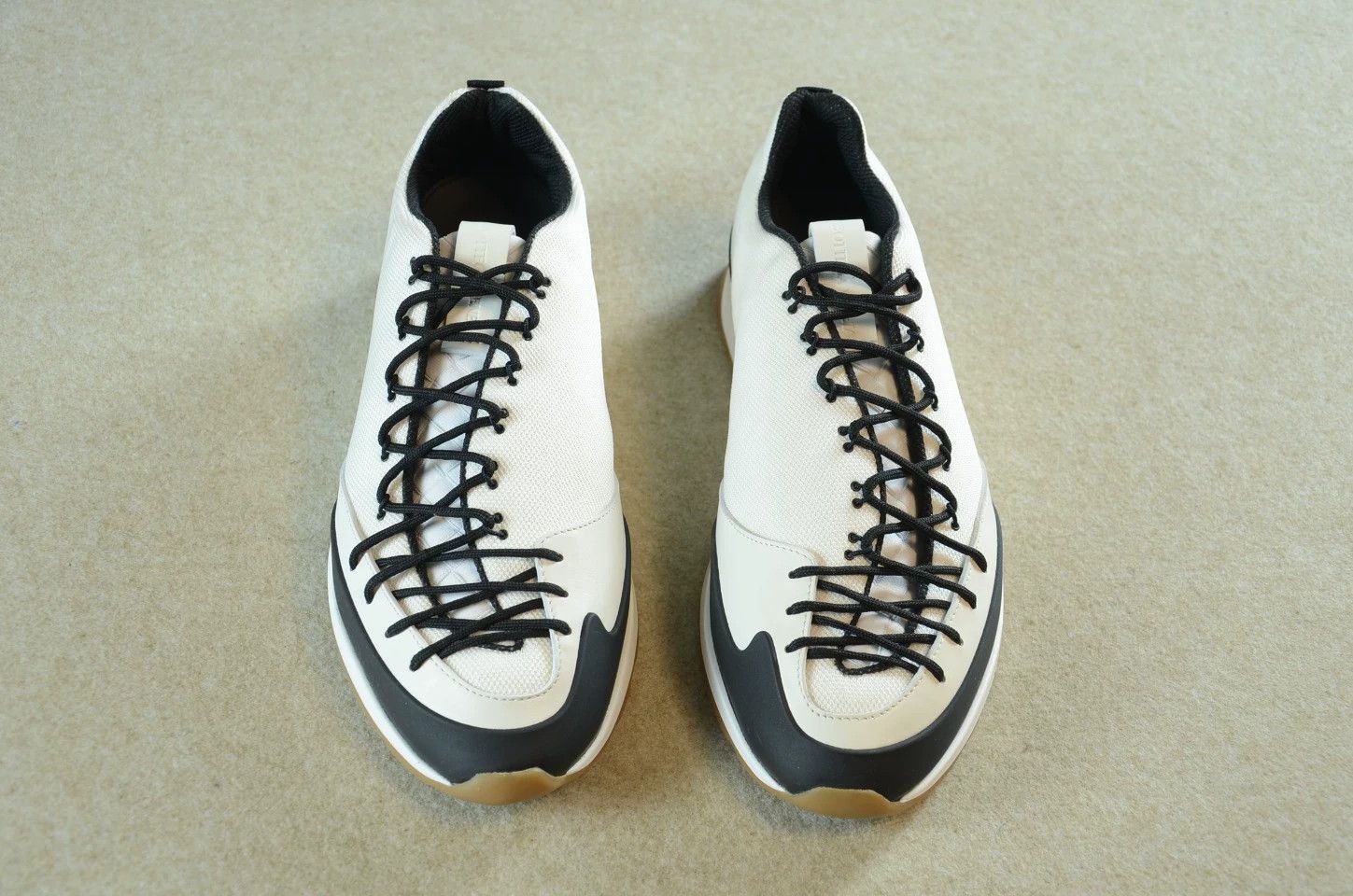 Bottega Veneta BV White Panelled Laces Sneakers Size US 11 / EU 44 - 4 Thumbnail
