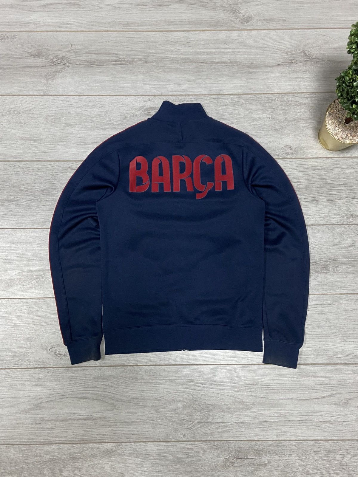 Nike Nike zip Barcelona velour zip track jacket Size US S / EU 44-46 / 1 - 2 Thumbnail