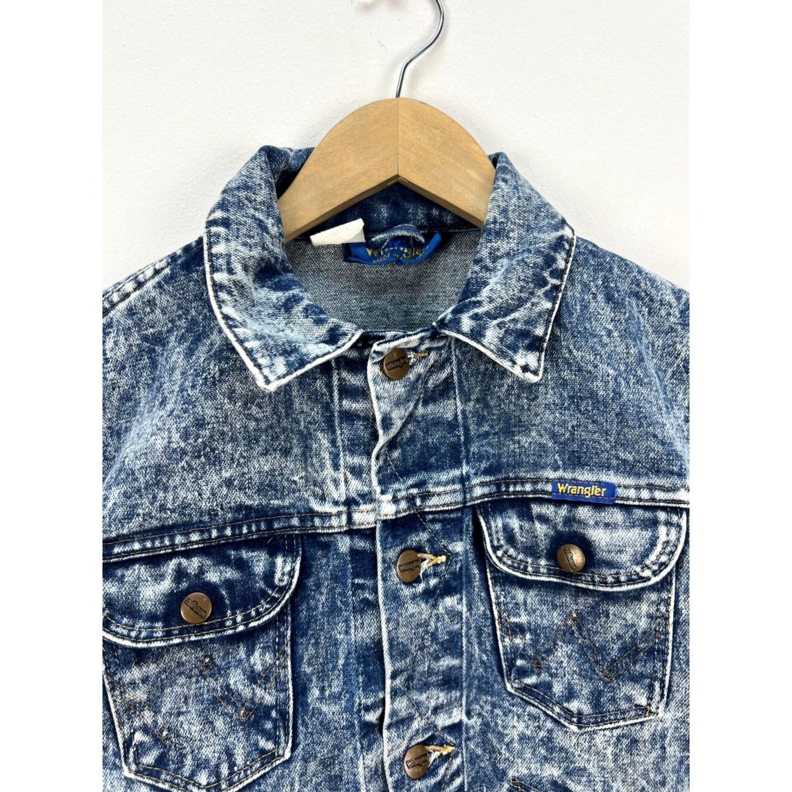 Wrangler VINTAGE Wrangler Denim Jacket Custom Metallica Patch 1989 Rock Heavy Metal XS Size XS / US 0-2 / IT 36-38 - 7 Thumbnail