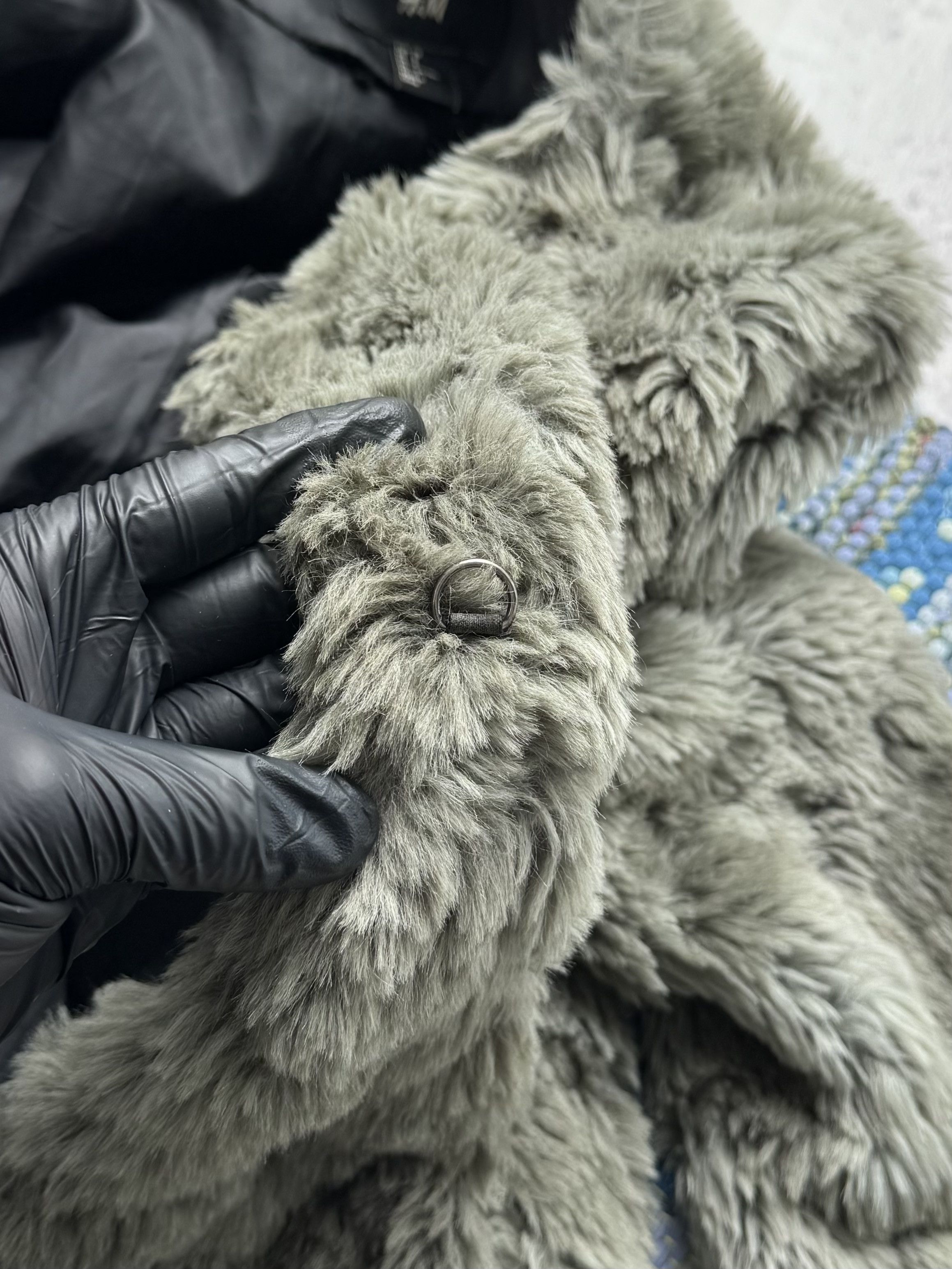 Vintage Vintage Gray Faux Fur Jacket Soft Plush Coat Size M / US 6-8 / IT 42-44 - 10 Thumbnail