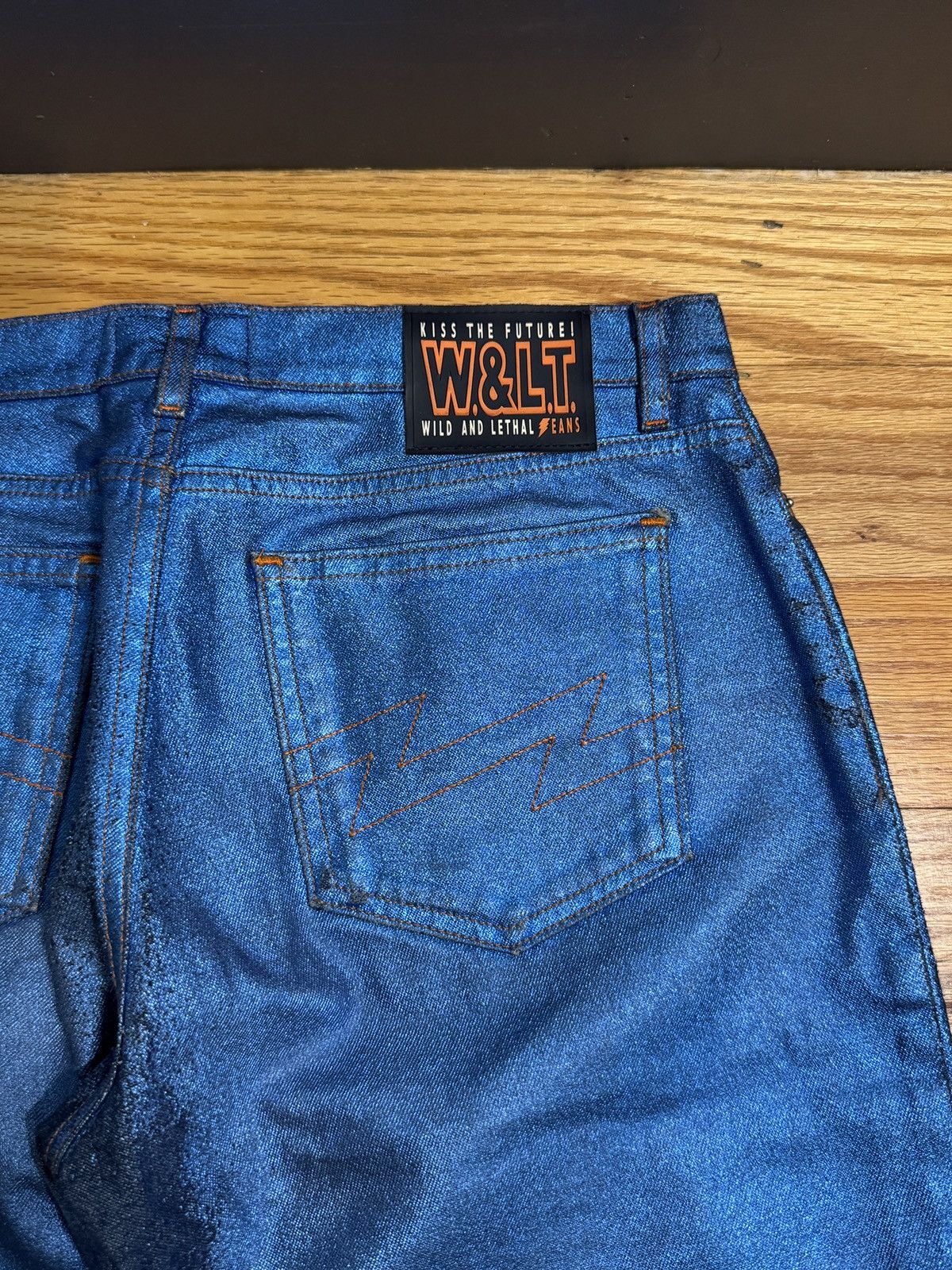 Walter Van Beirendonck Wild & Lethal Trash Glitter Denim Size US 29 - 5 Thumbnail