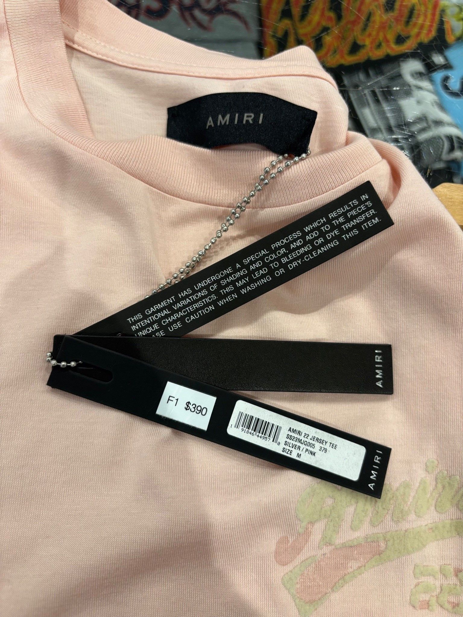 Amiri Amiri Jersey Shirt Pink Size US M / EU 48-50 / 2 - 5 Thumbnail
