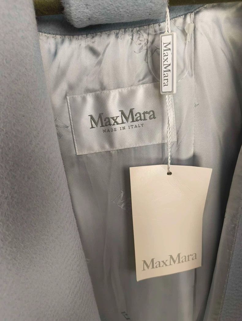 Max Mara Max Mara Blue Camel Hair Coat Size S / US 4 / IT 40 - 7 Thumbnail