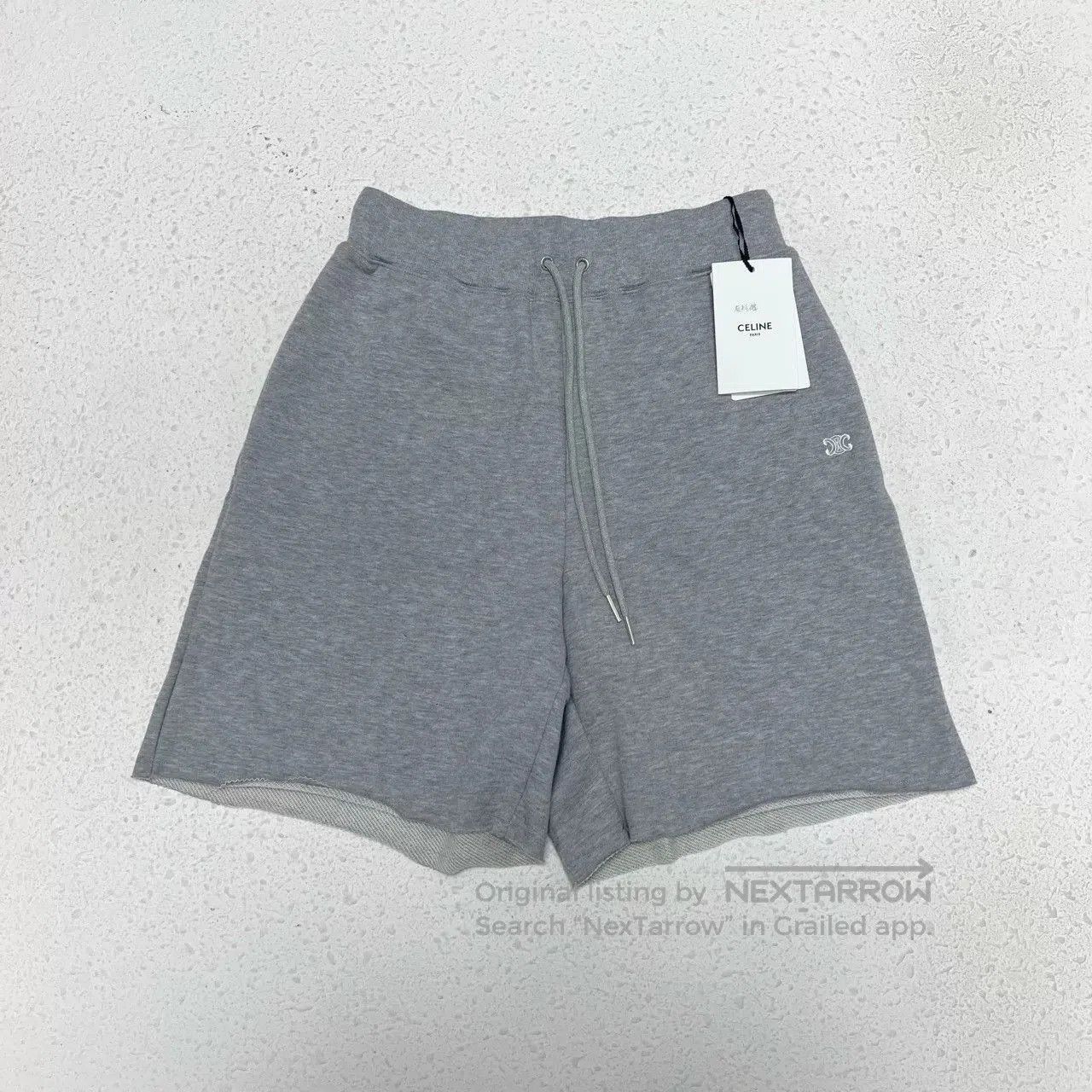 Celine Celine Triomphe Logo Embroidered High-Waist Shorts. Size 27" / US 4 / IT 40 - 1 Thumbnail