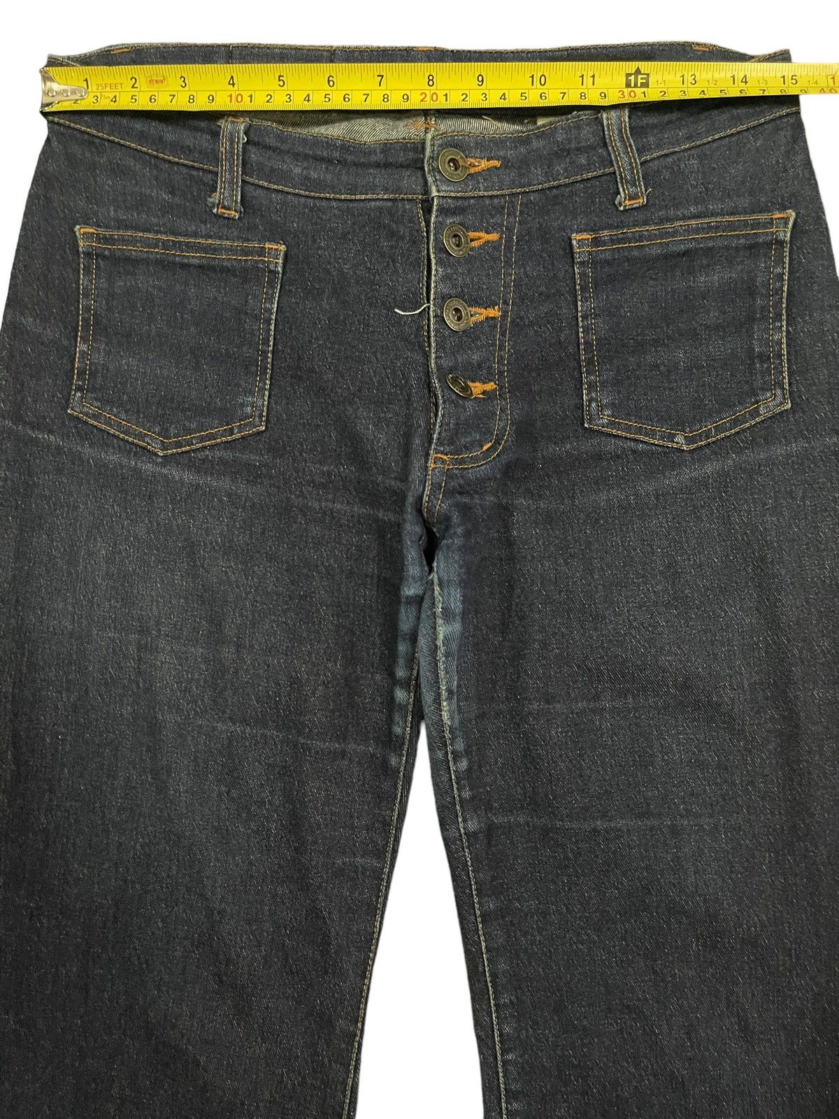 If Six Was Nine Vintage Japanese Brand Bell Bottom Style Flare Jeans Size US 30 / EU 46 - 8 Thumbnail