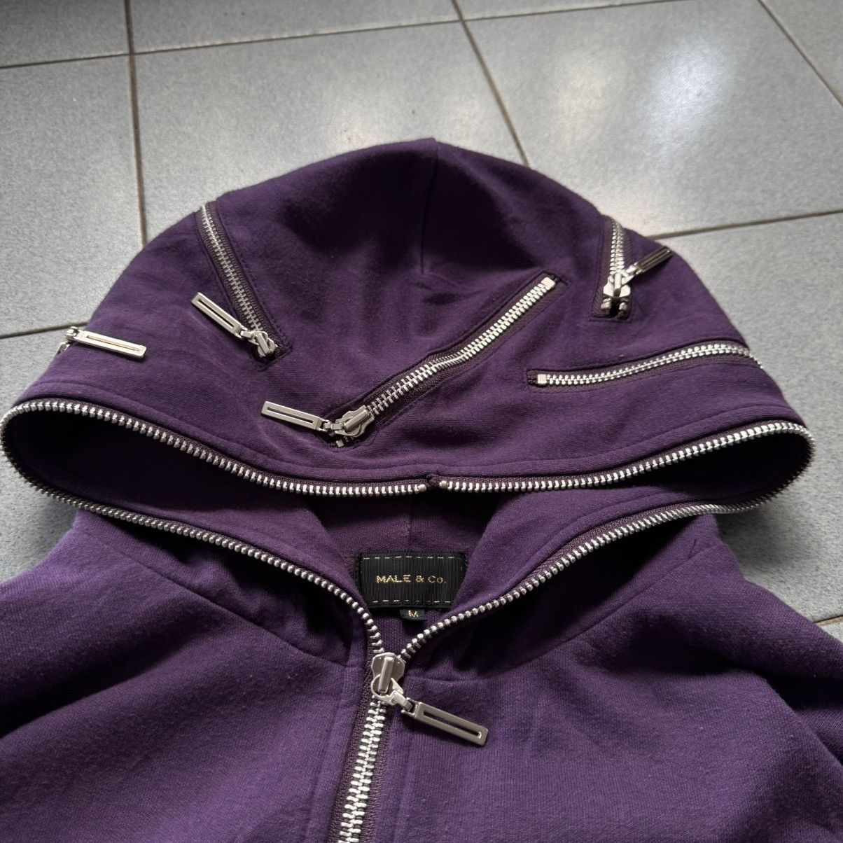 If Six Was Nine 2000s japanese brand - vkei style full zip hoodie Size US M / EU 48-50 / 2 - 8 Thumbnail