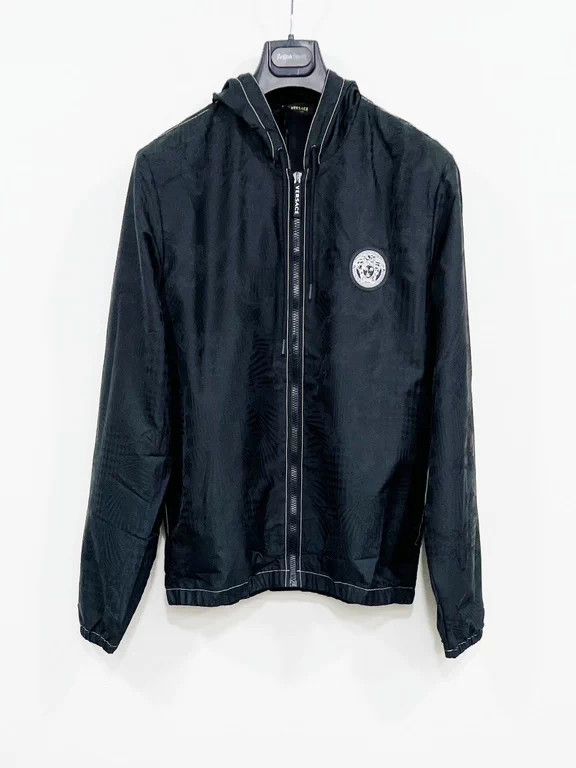 VERSACE Men's Windproof Hooded Jacket