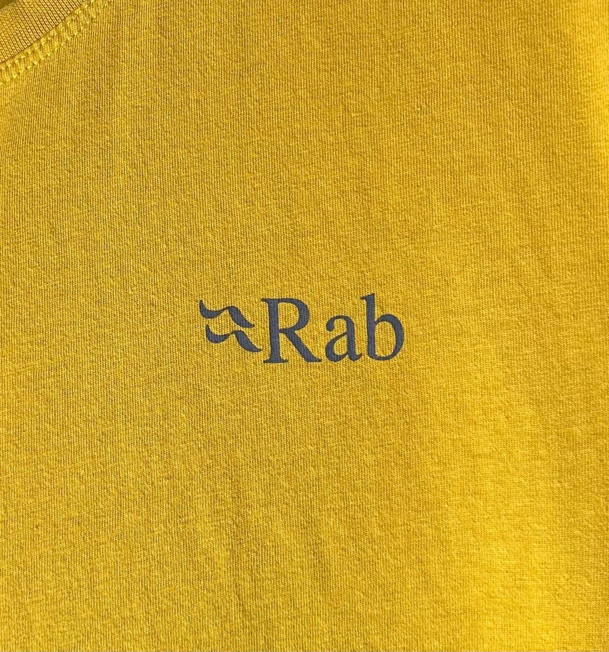 Rab × The Mountain RAB Stance Mountain Peak mustard T-Shirt Sahara Camping Hike Size US L / EU 52-54 / 3 - 4 Thumbnail
