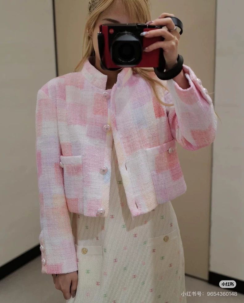 Chanel Chanel 23 Spring and Summer gouache mosaic short coat Size S / US 4 / IT 40 - 9 Thumbnail