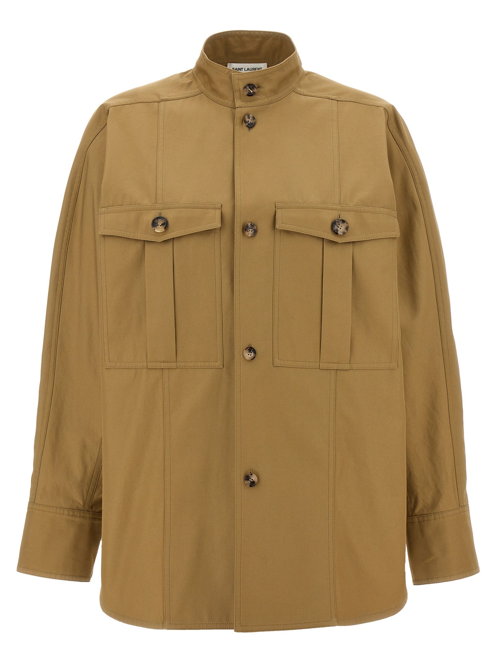 Saint Laurent Paris 'Saharienne' Shirt Size M / US 6-8 / IT 42-44 - 1 Thumbnail