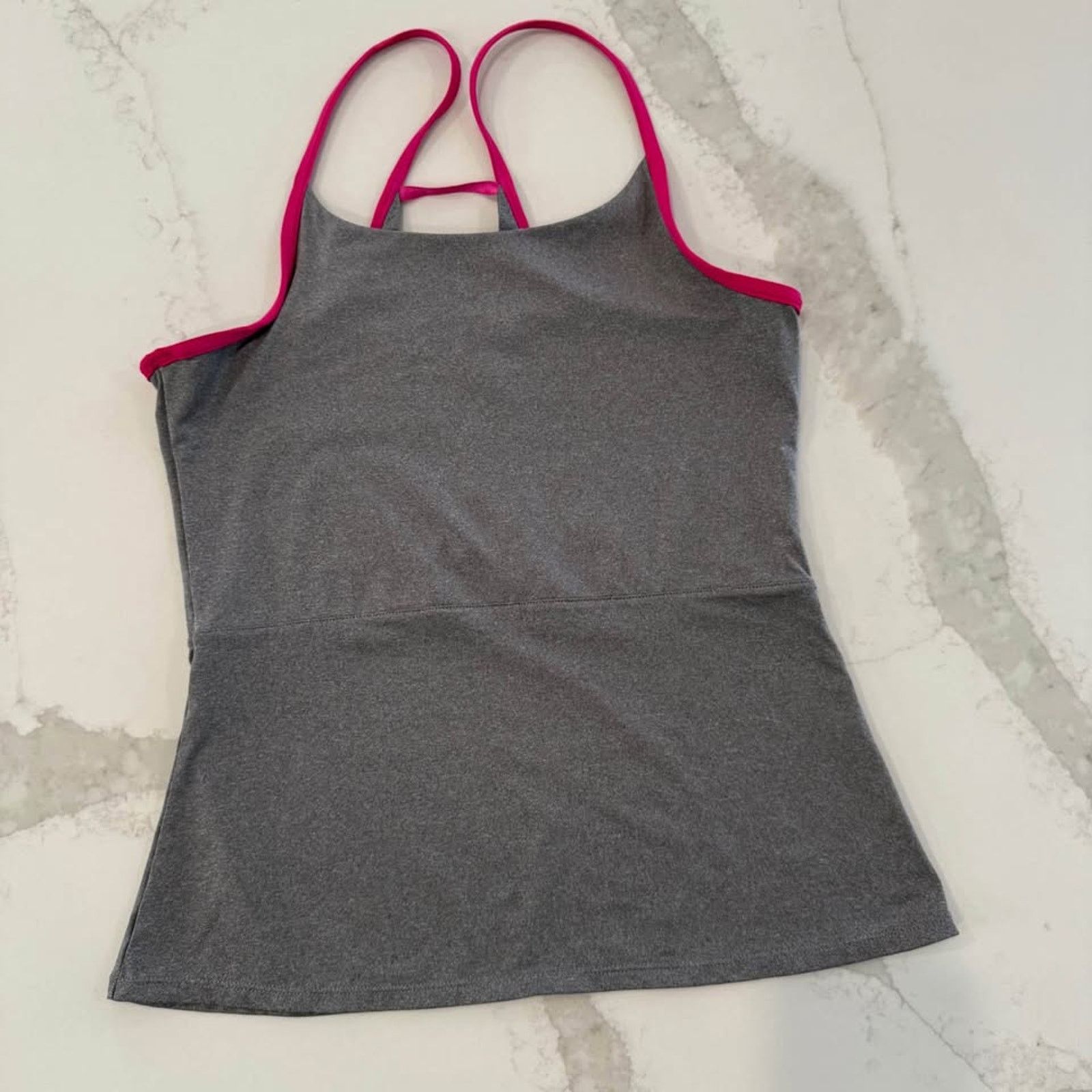 Fabletics Fabletics Peplum Athletic TankTop Lattice Strappy Womens L Size L / US 10 / IT 46 - 1 Thumbnail