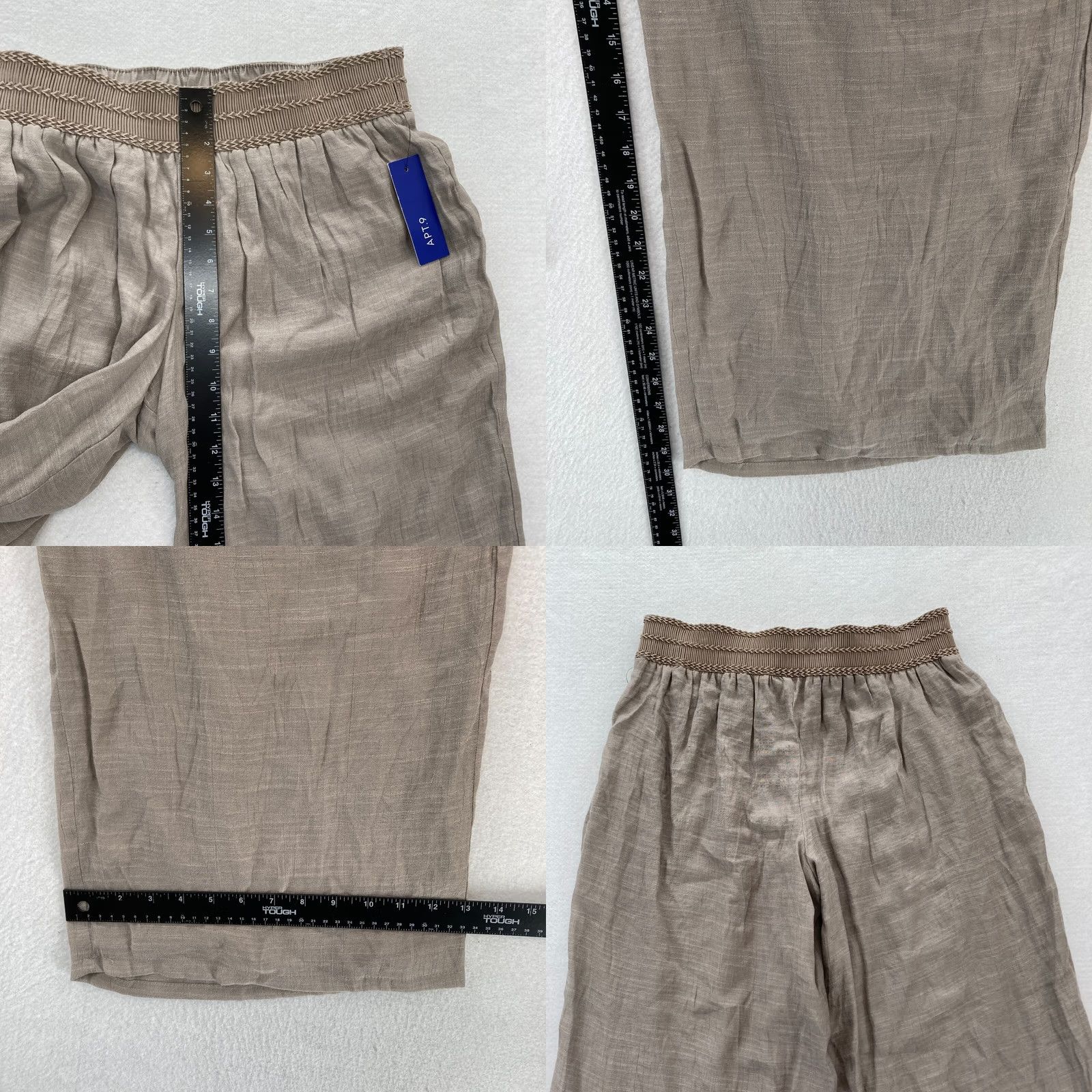 Apt. 9 Apt. 9 Pants Women's Large Brown Stretch Fabric Pull On Wide Leg NWT Size 36" / US 14 / IT 50 - 8 Thumbnail