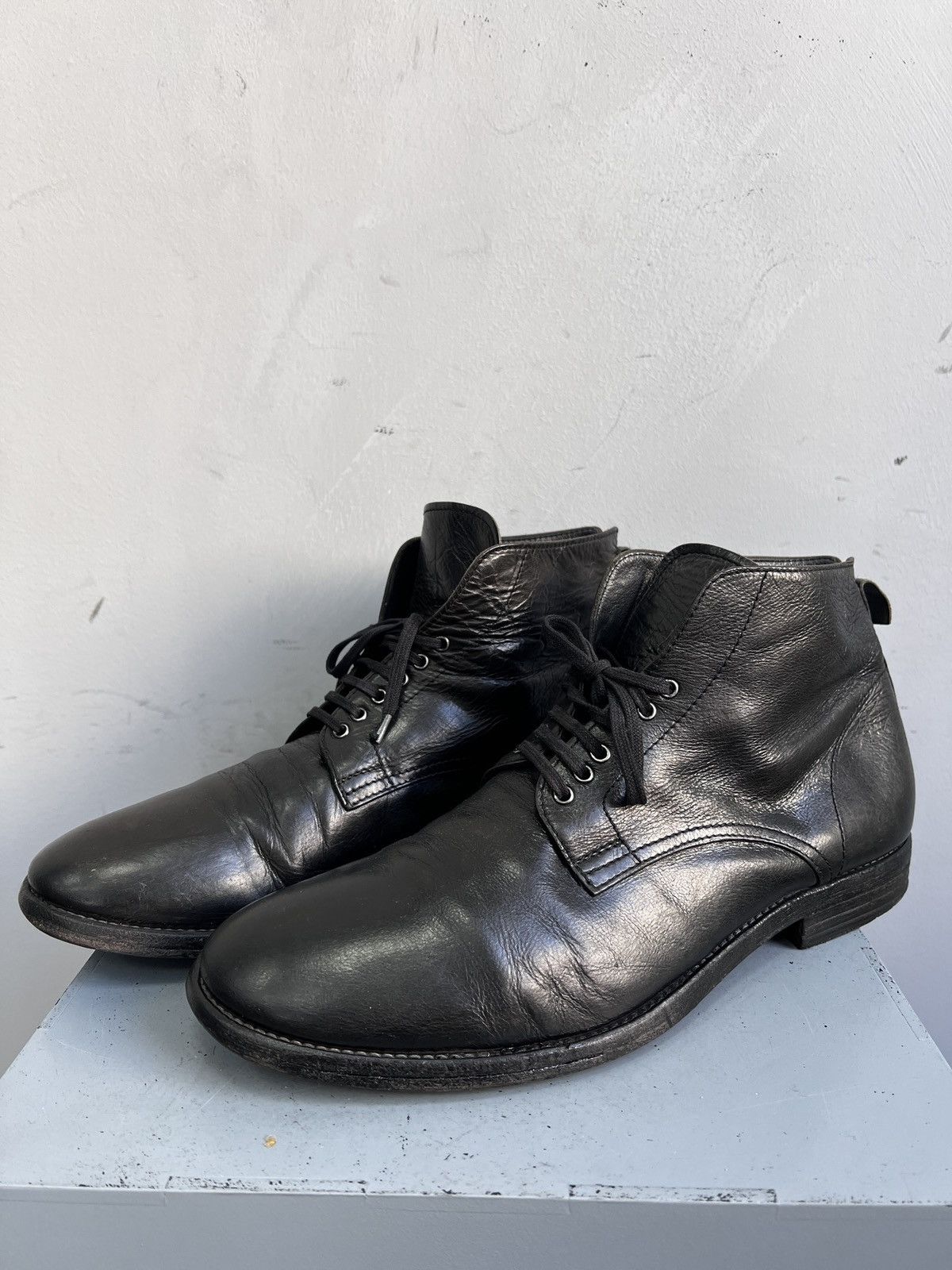 MoMA Moma combat boots leather avant garde Rick owens style Size US 9 / EU 42 - 5 Thumbnail