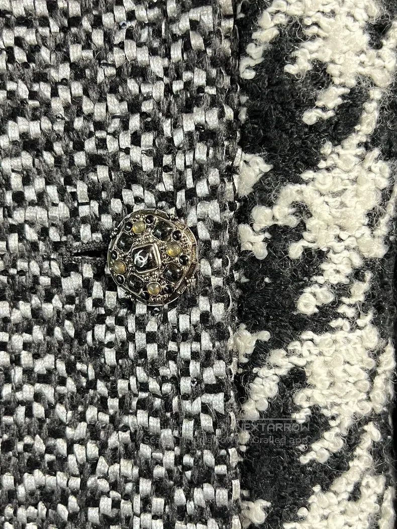Chanel Chanel Bird check coat Size XS / US 0-2 / IT 36-38 - 6 Thumbnail