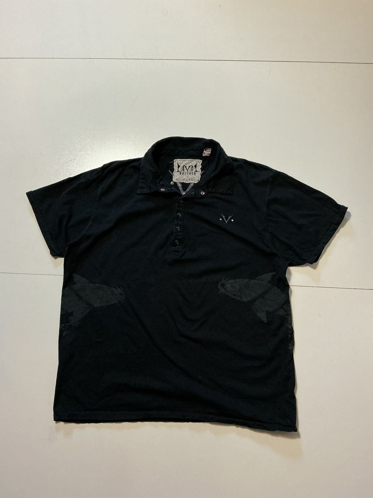 Civil Society Y2K Civil Society For The People Koi Cyber Grunge Polo Shirt Size US XL / EU 56 / 4 - 1 Thumbnail