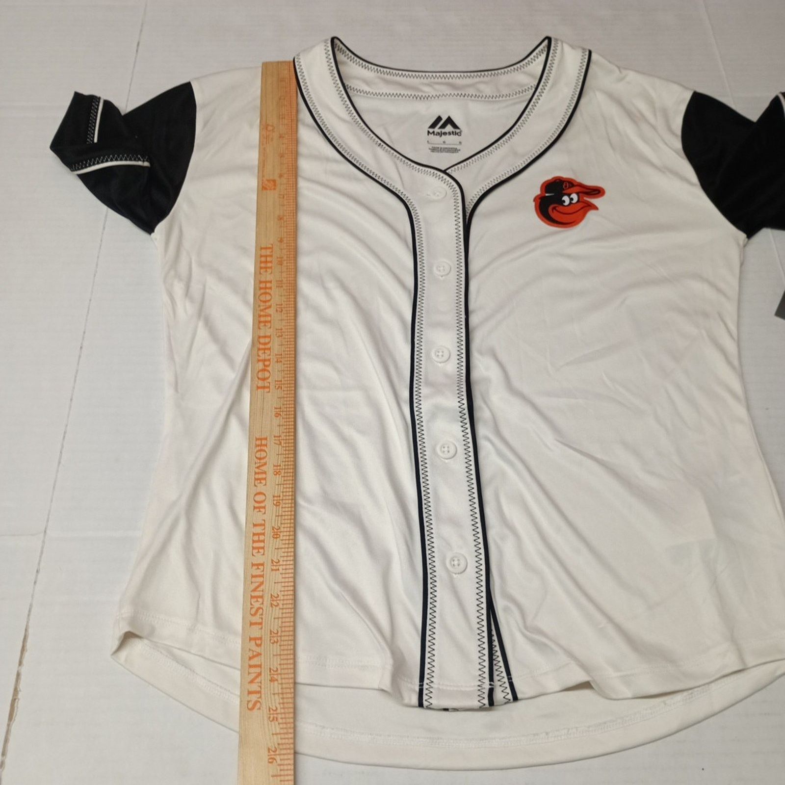 Majestic Majestic Baltimore Orioles Jersey Women’s Size L White Black Size L / US 10 / IT 46 - 5 Thumbnail