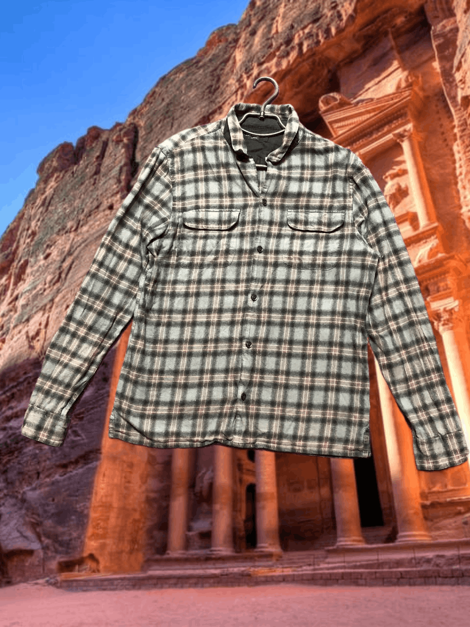 Allsaints shirt button ups print Allsaints Vintage Y2K size M Size US M / EU 48-50 / 2 - 1 Thumbnail