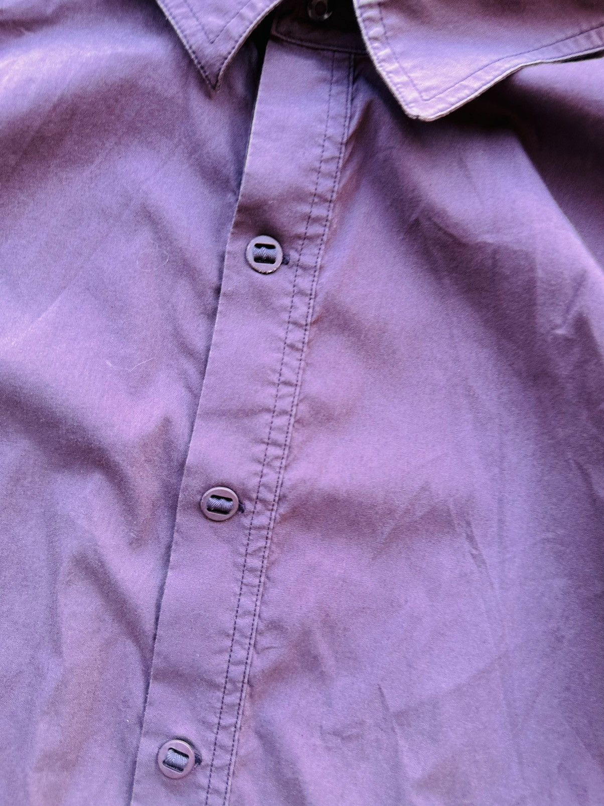 Arc'teryx ARCTERYX Shirt Men Size Xl Purple Short Sleeve Button Up Size US XL / EU 56 / 4 - 4 Thumbnail