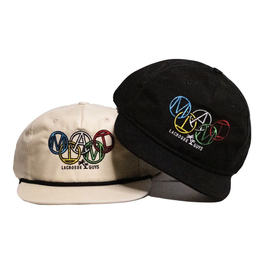 Vintage Retro Miami Lacrosse Guys Grandpa Hat Size ONE SIZE - 3 Thumbnail